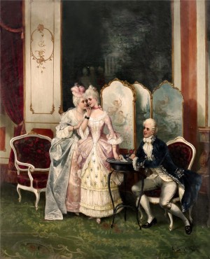 Two women and one gentleman